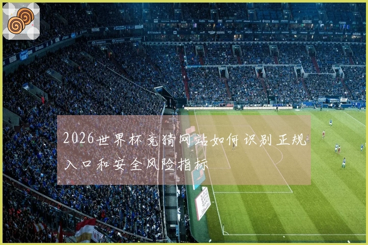 2026世界杯竞猜网站如何识别正规入口和安全风险指标